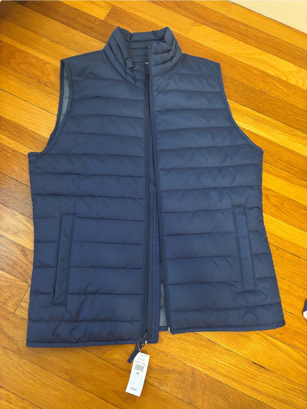 GAP Lightweight Quilted Jacket - Navy Blue